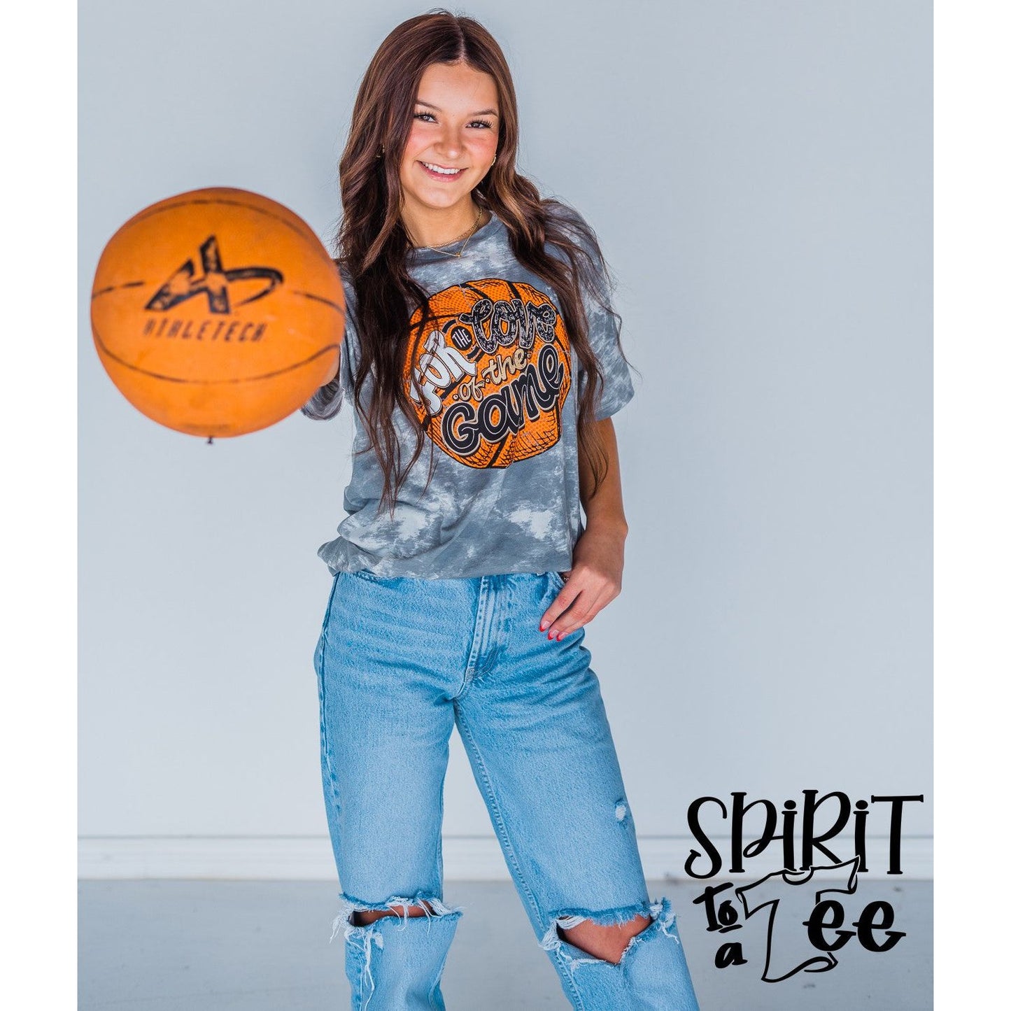 For the Love of the Game Tie-Dye Basketball Tee