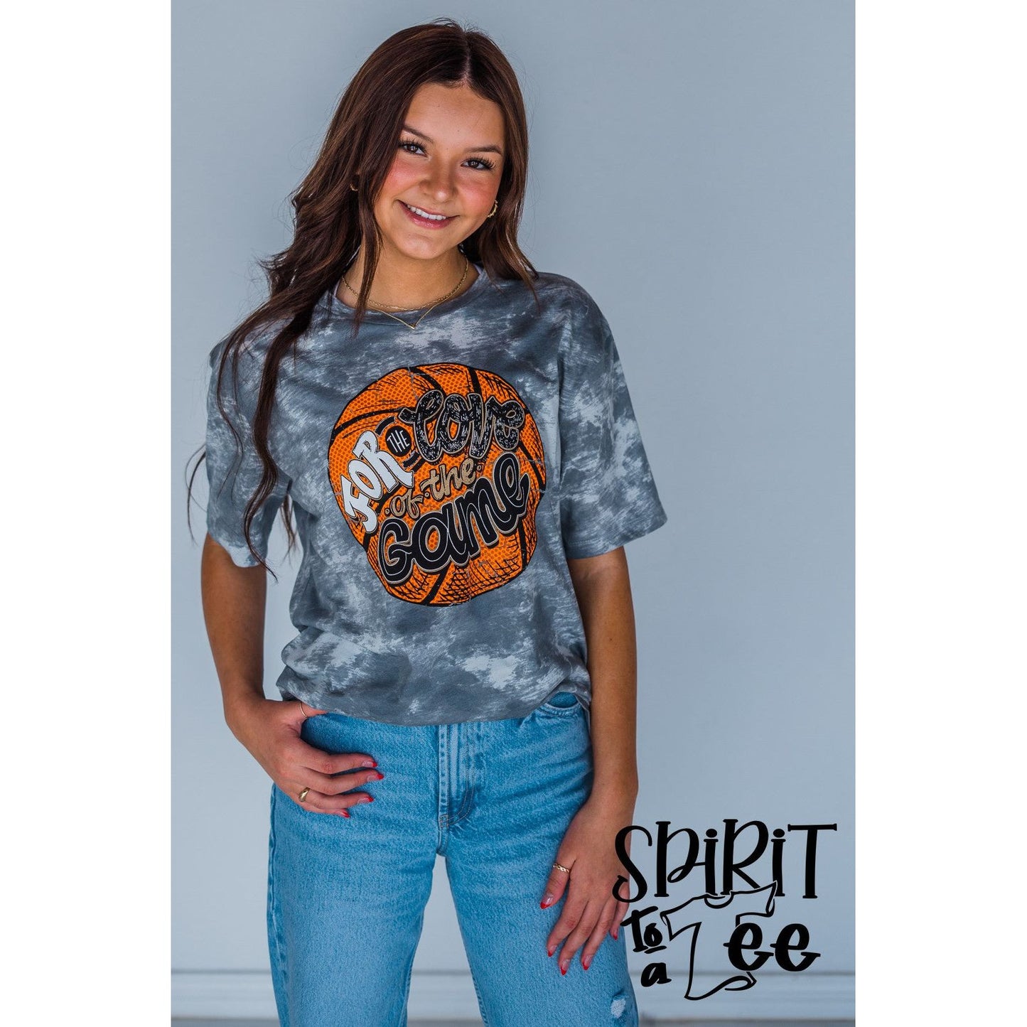 For the Love of the Game Tie-Dye Basketball Tee