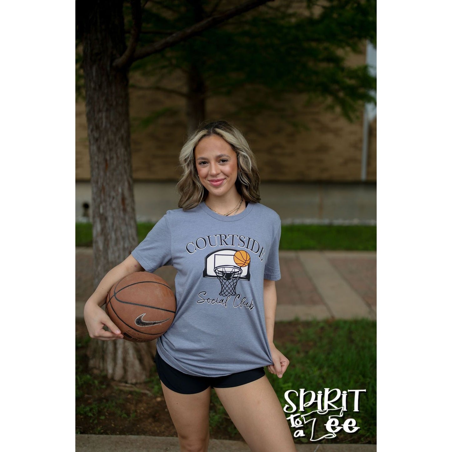 Courtside Social Club - Basketball Tee