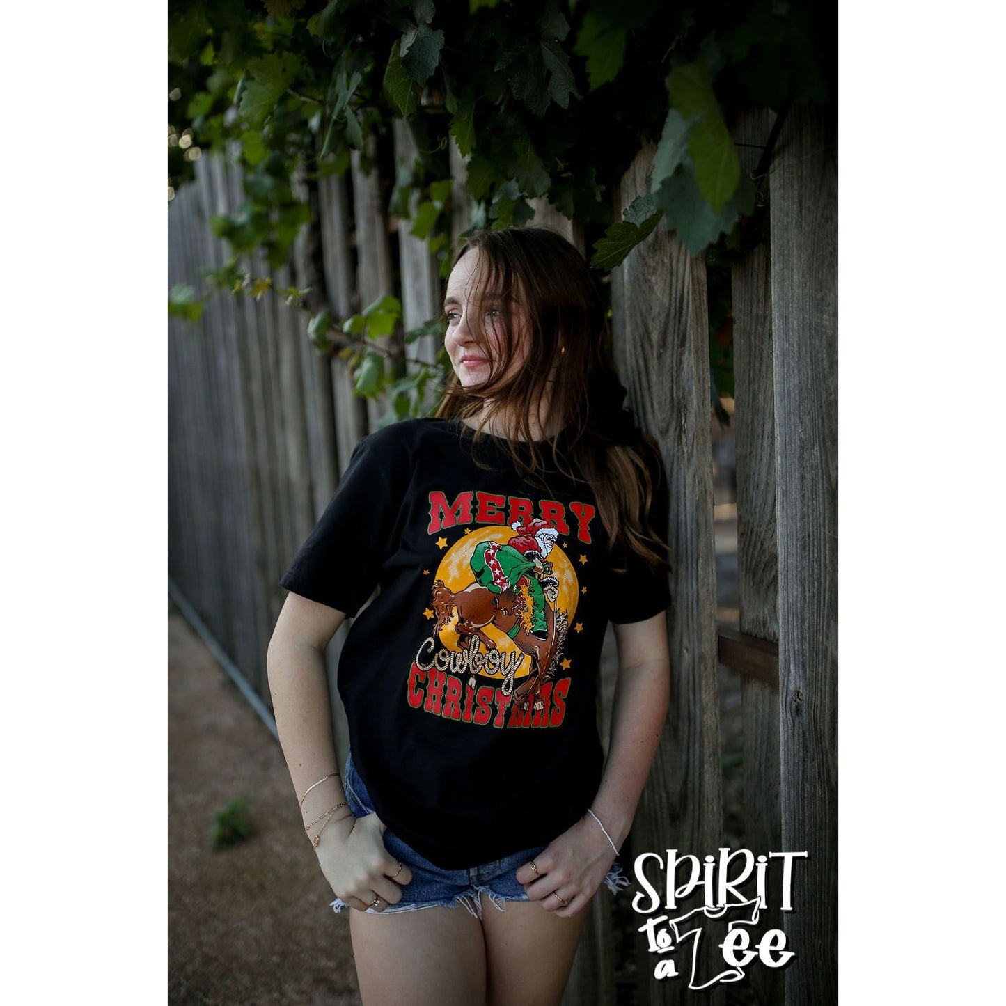 Merry Cowboy Christmas - Christmas Tee