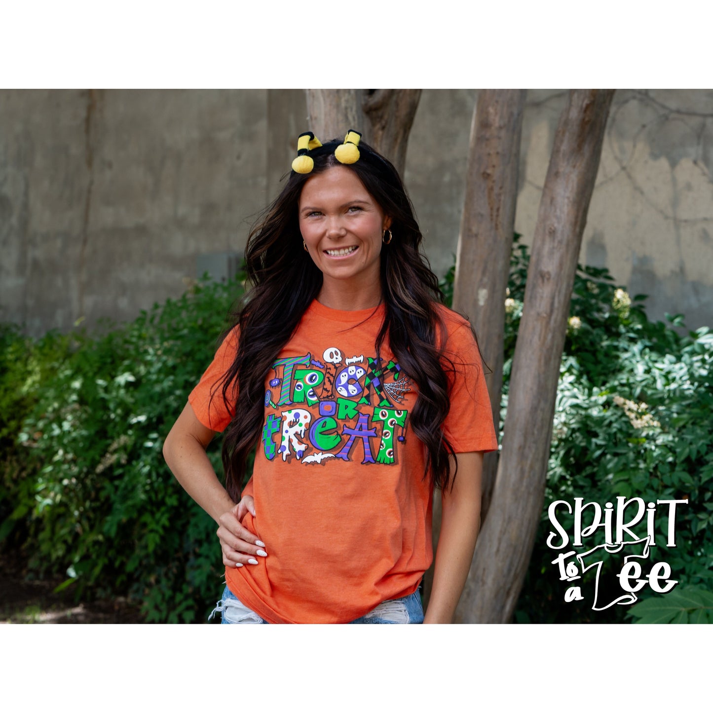 Trick or Treat - Halloween Tee Orange