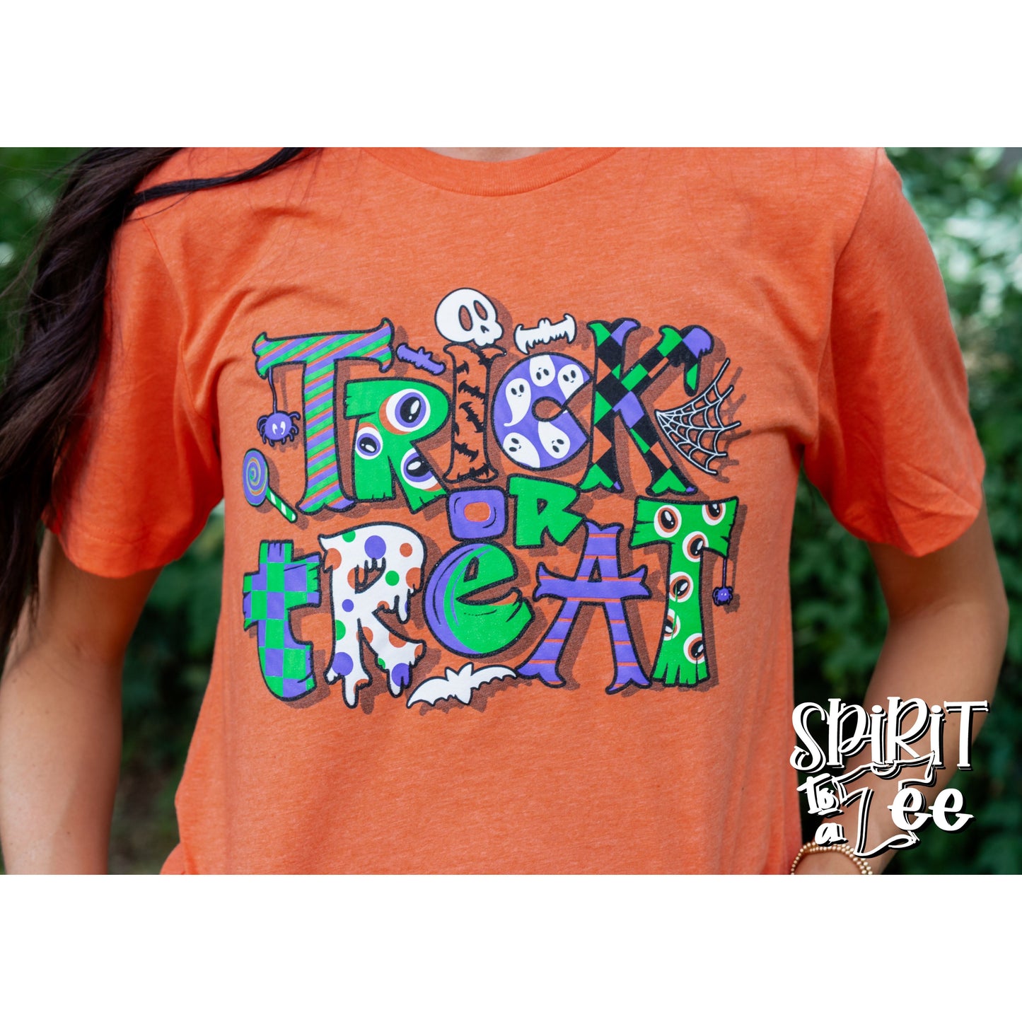 Trick or Treat - Halloween Tee Orange