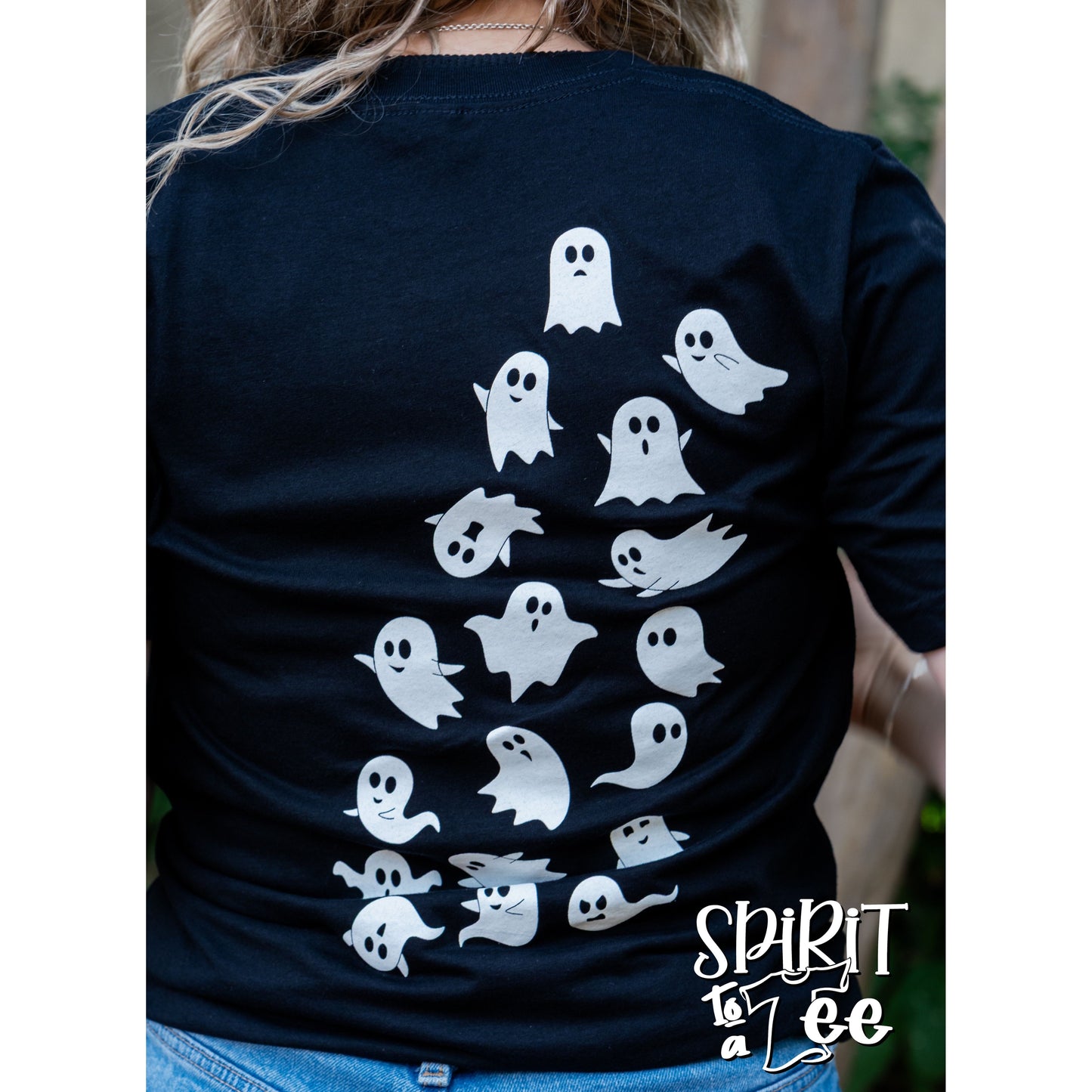 Boo with Ghosts - Halloween Tee