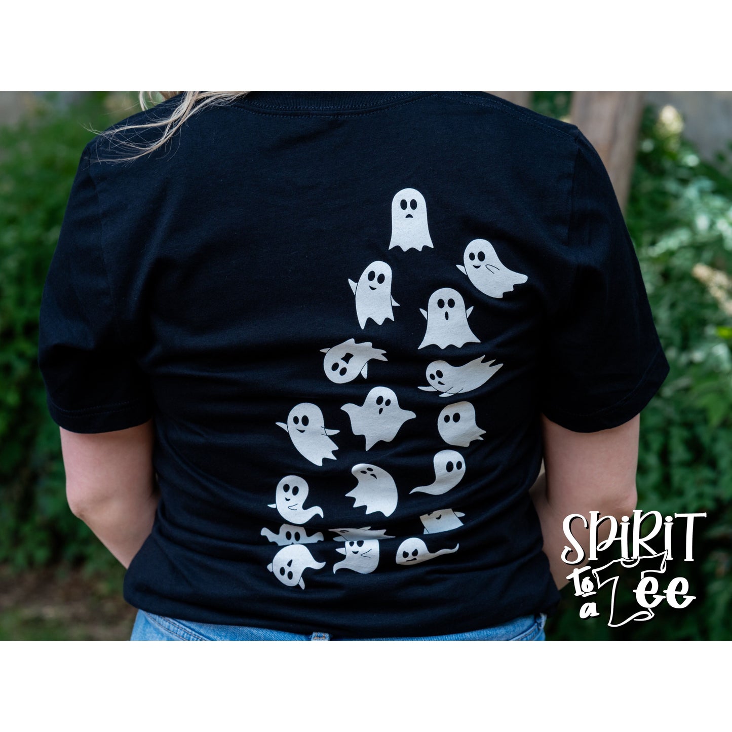Boo with Ghosts - Halloween Tee