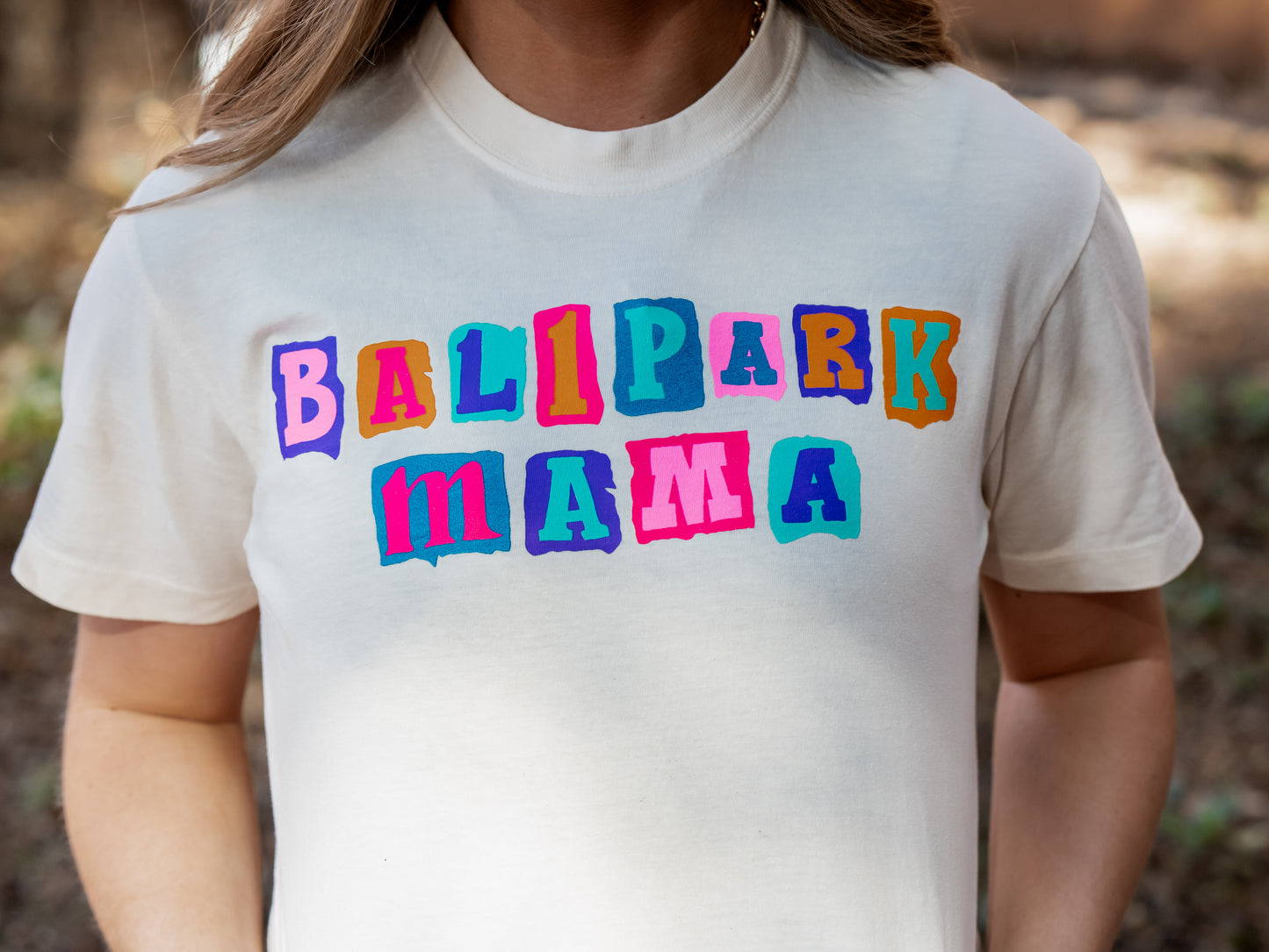 Ballpark Mama Scrapbook - Baseball/Softball Crop Tee