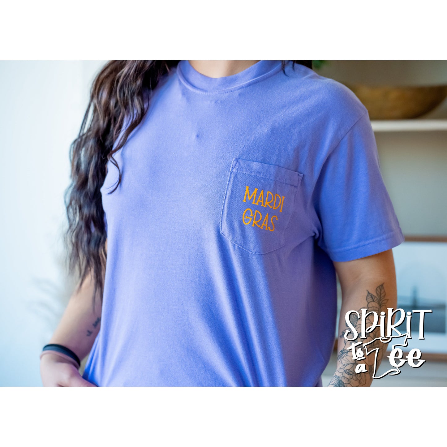 Mardi Gras - CC Pocket Tee