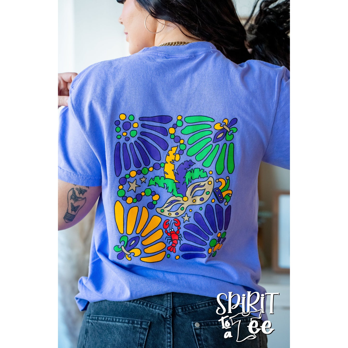 Mardi Gras - CC Pocket Tee