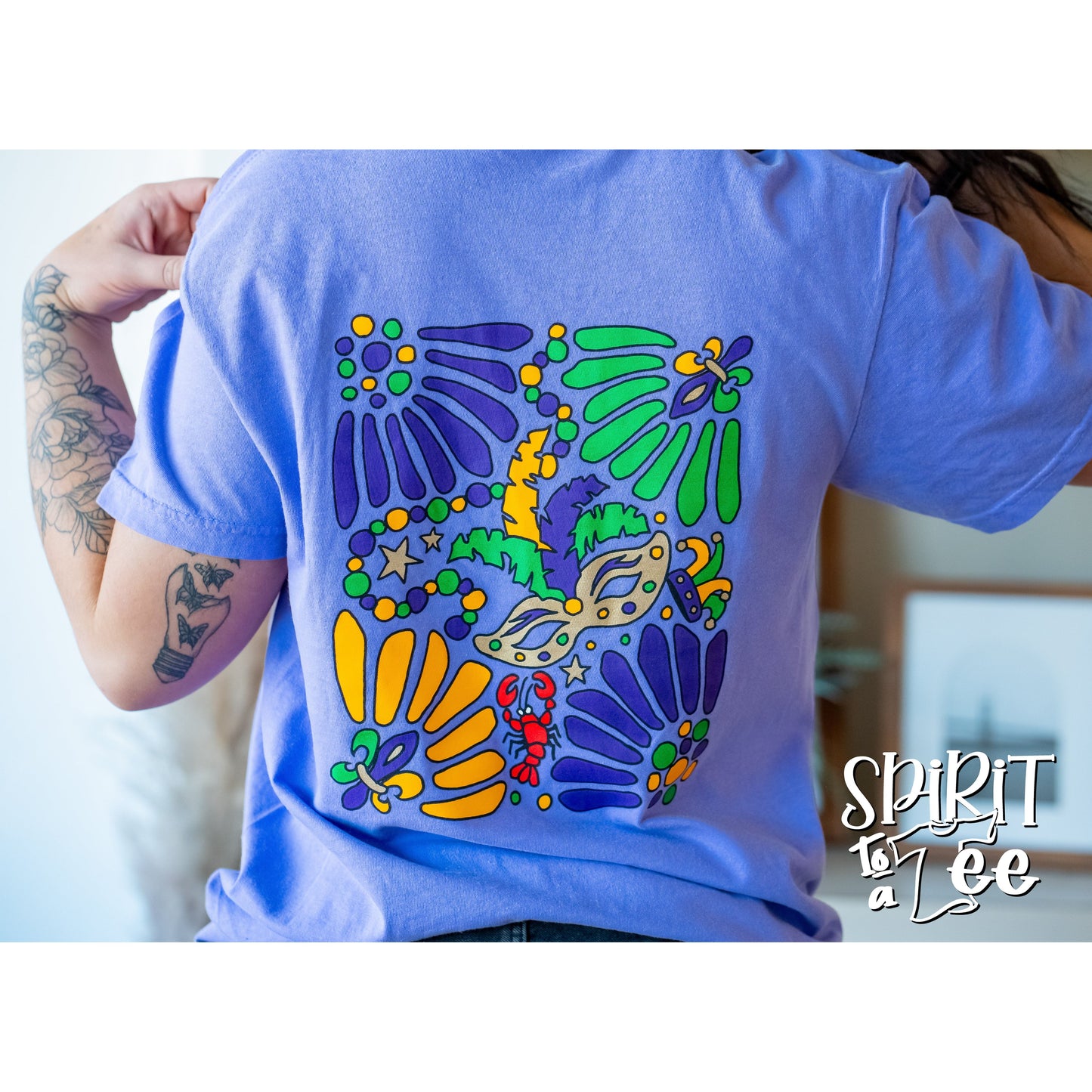 Mardi Gras - CC Pocket Tee