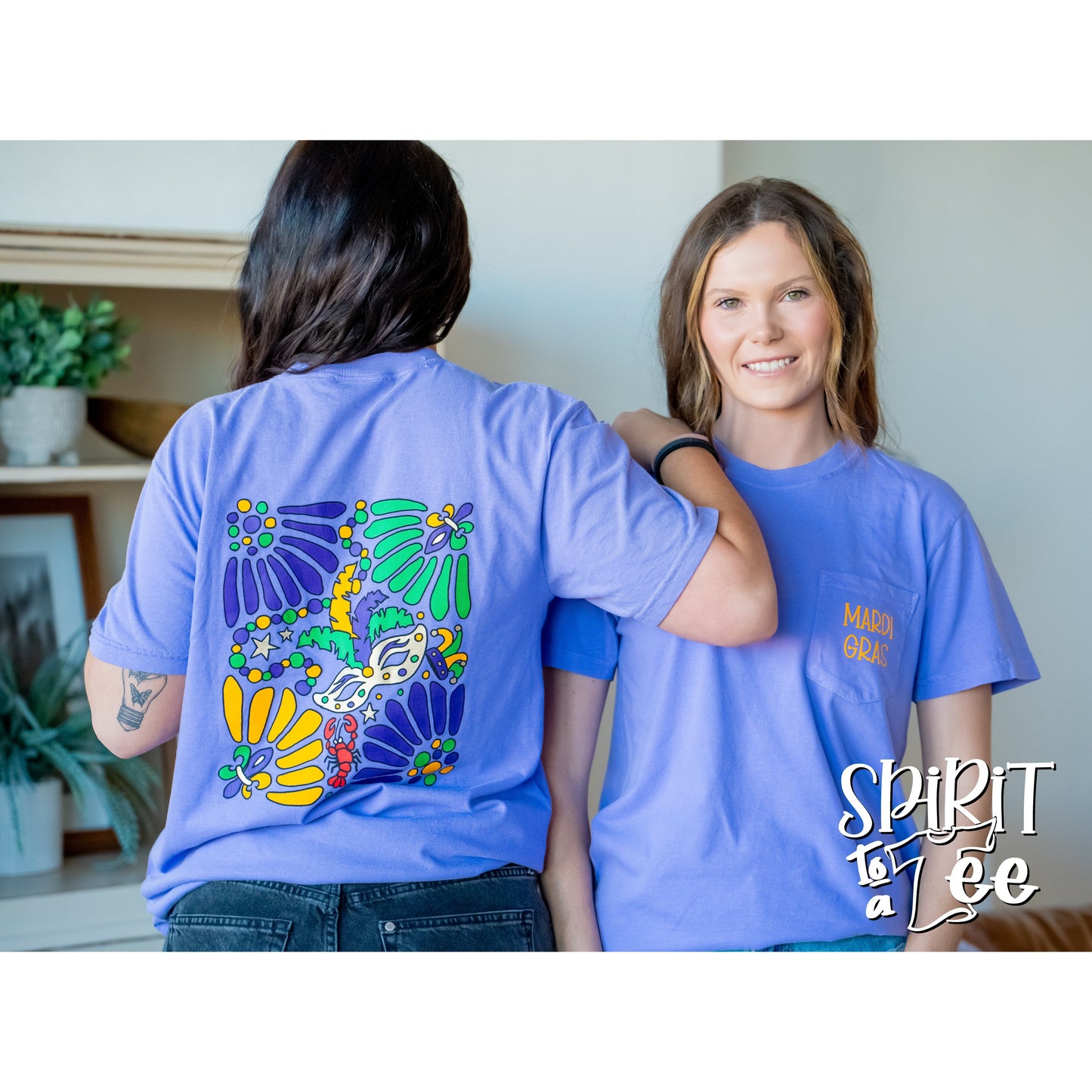 Mardi Gras - CC Pocket Tee