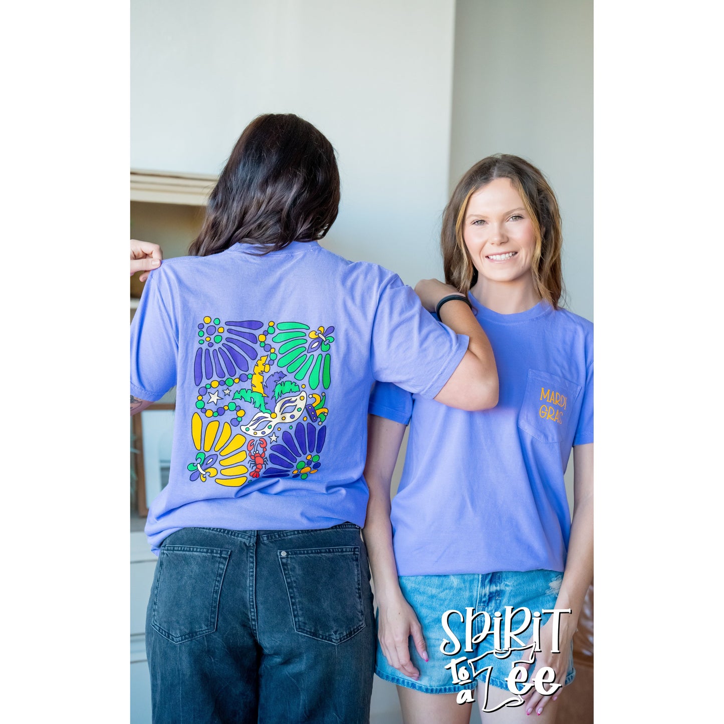 Mardi Gras - CC Pocket Tee