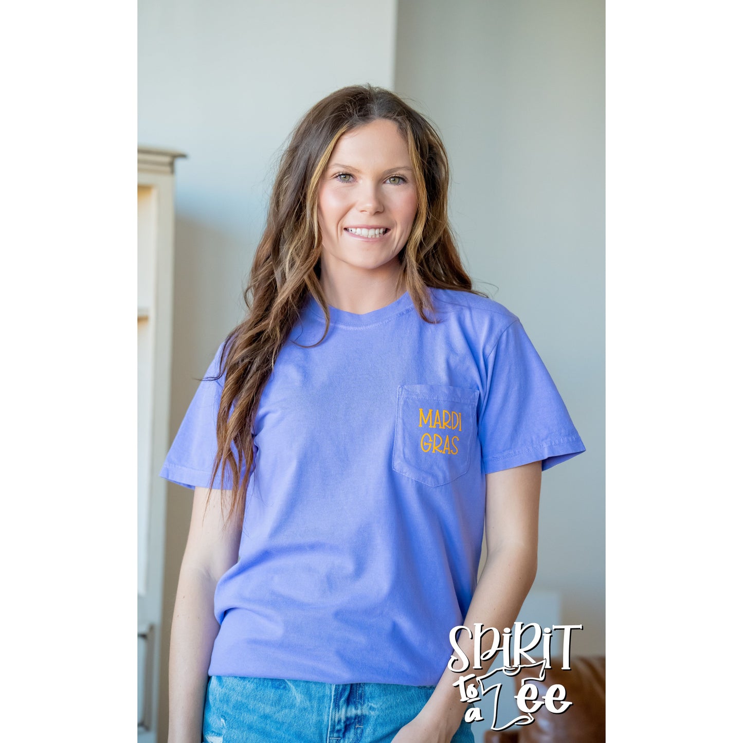 Mardi Gras - CC Pocket Tee