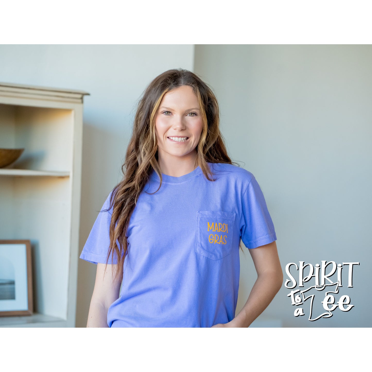 Mardi Gras - CC Pocket Tee