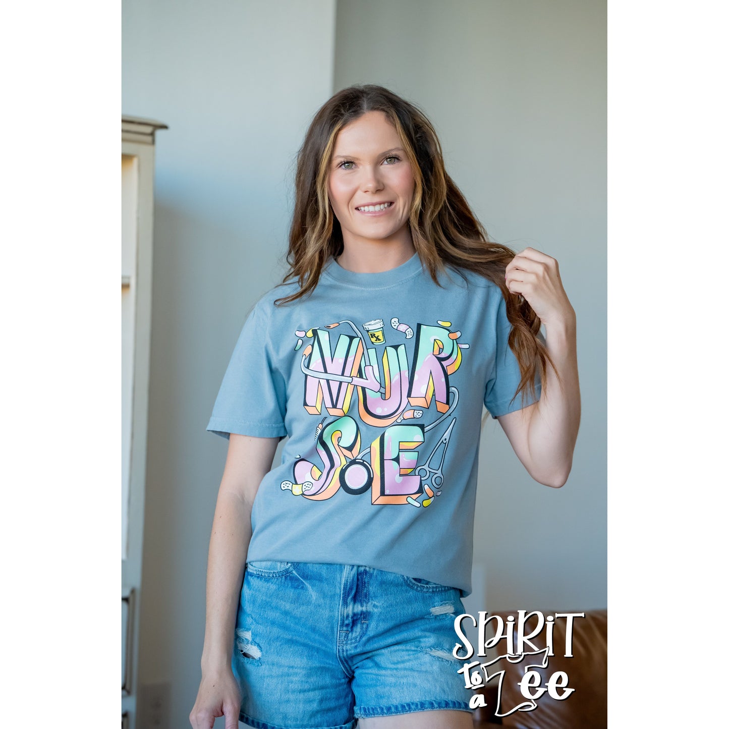 Nurse - Bubble Letters CC Tee