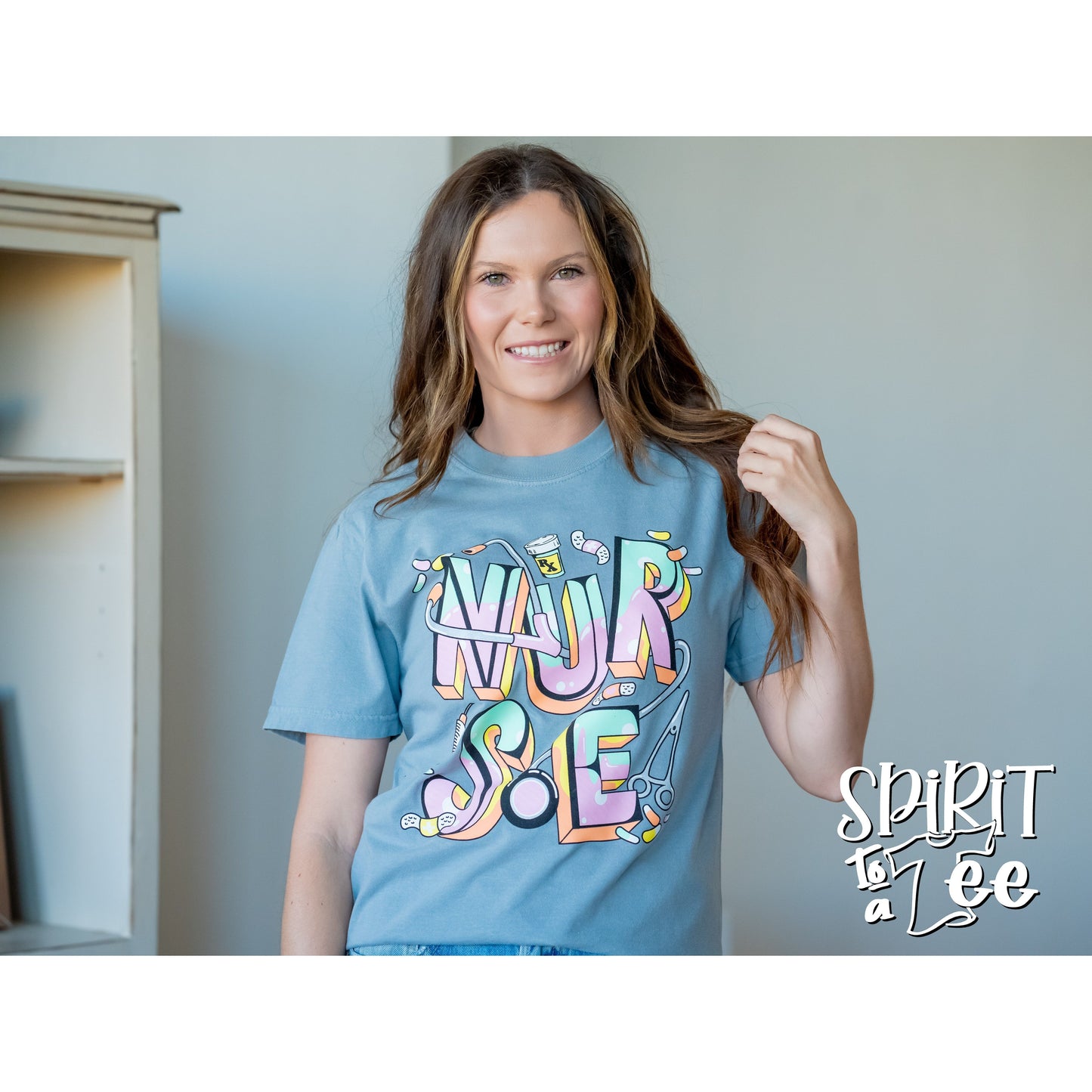 Nurse - Bubble Letters CC Tee