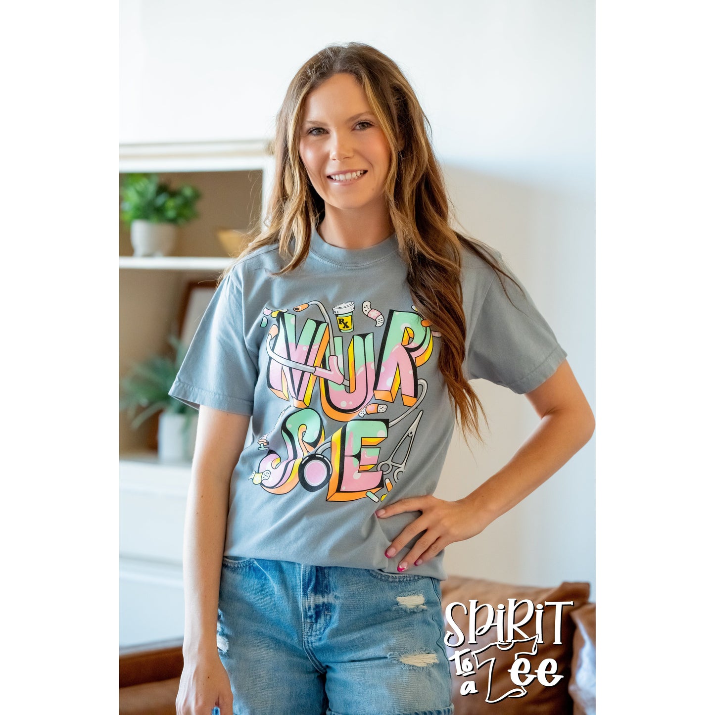 Nurse - Bubble Letters CC Tee