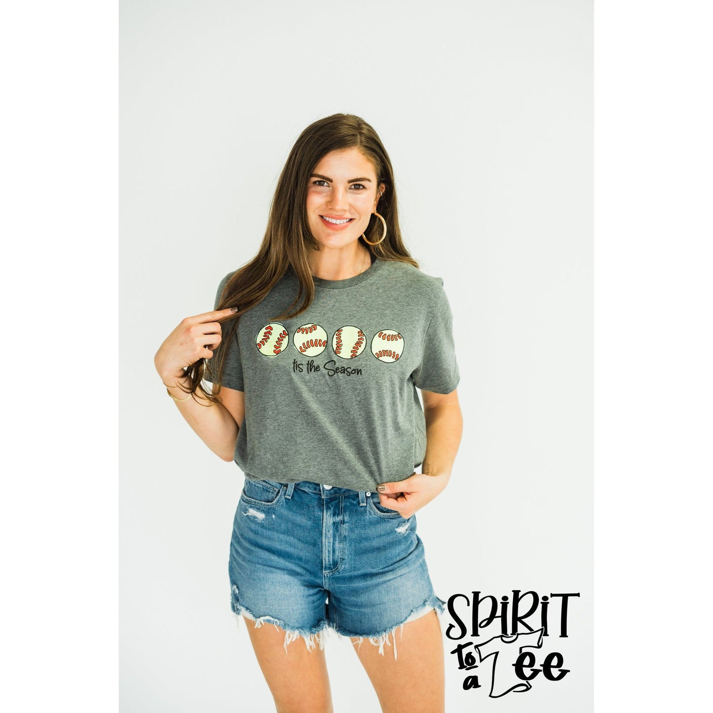 Tis the Season Glitter - Softball Tee