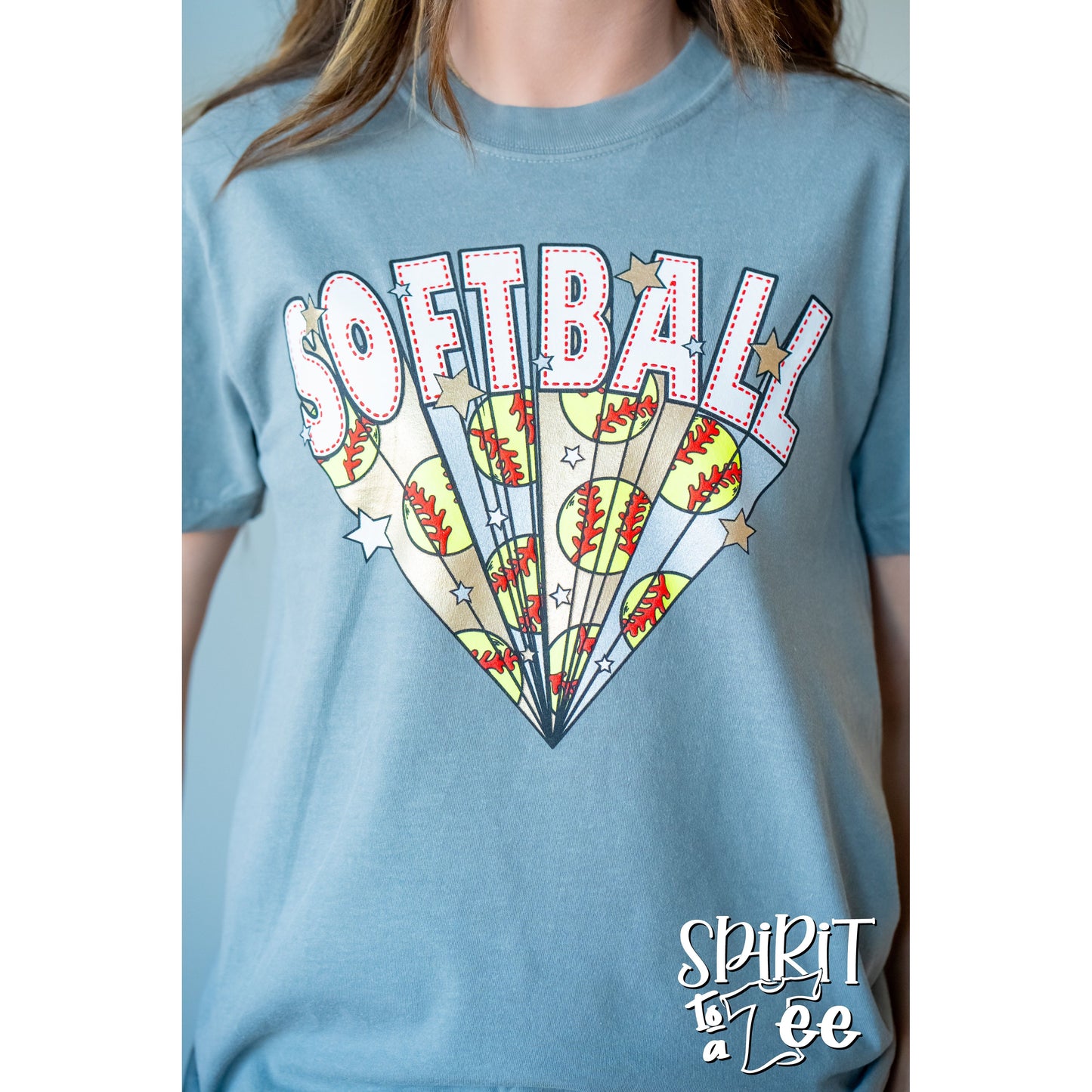 Softball - Rays & Stars CC Tee