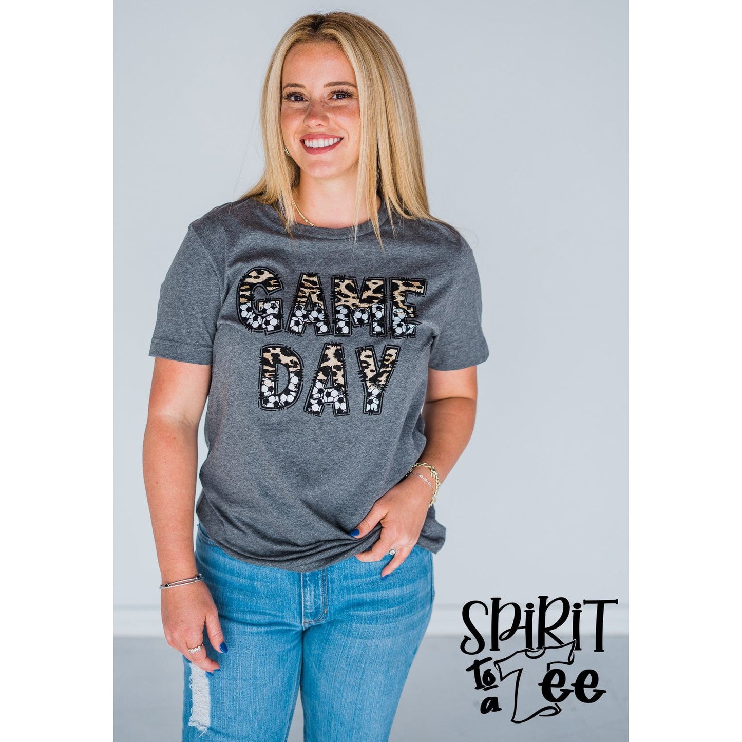 Game Day Split Soccer Tee