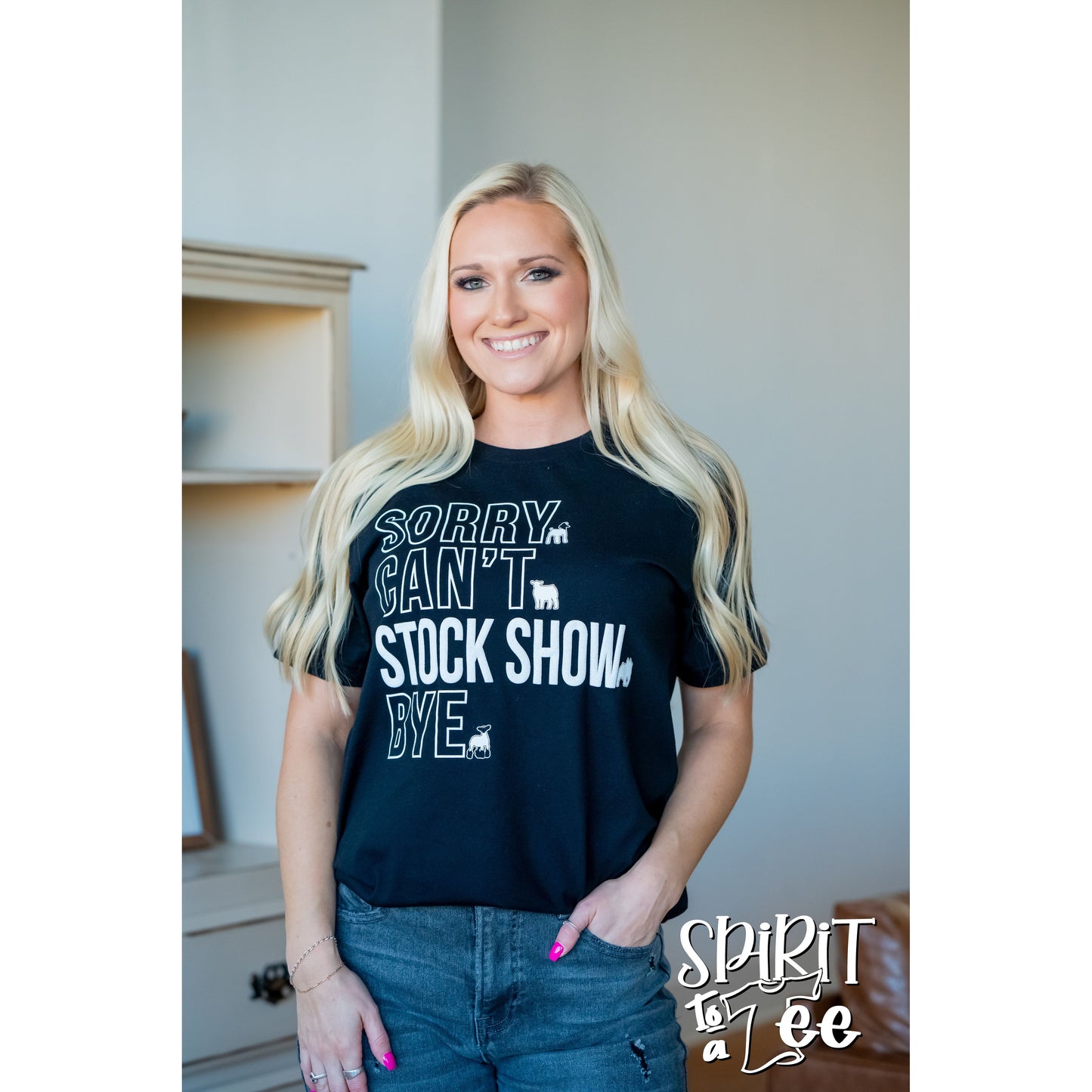 Sorry Can't Stock Show Tee