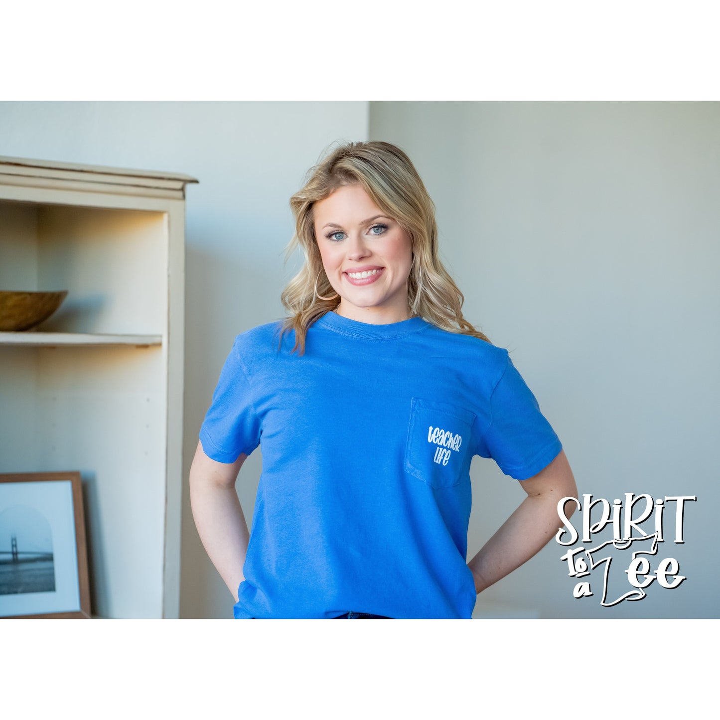 Teacher Life CC Pocket Tee