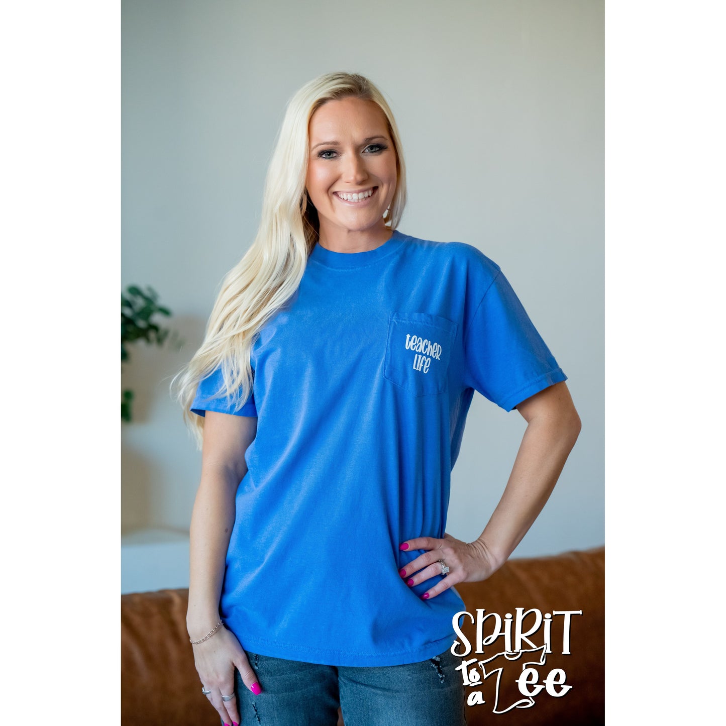 Teacher Life CC Pocket Tee