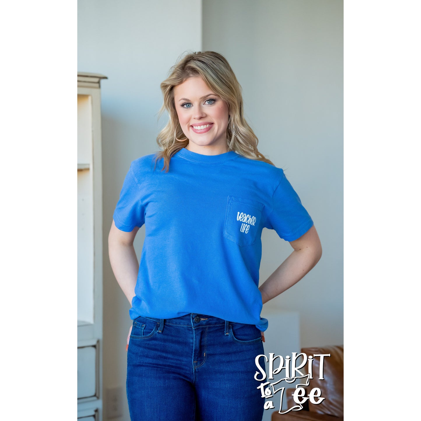 Teacher Life CC Pocket Tee