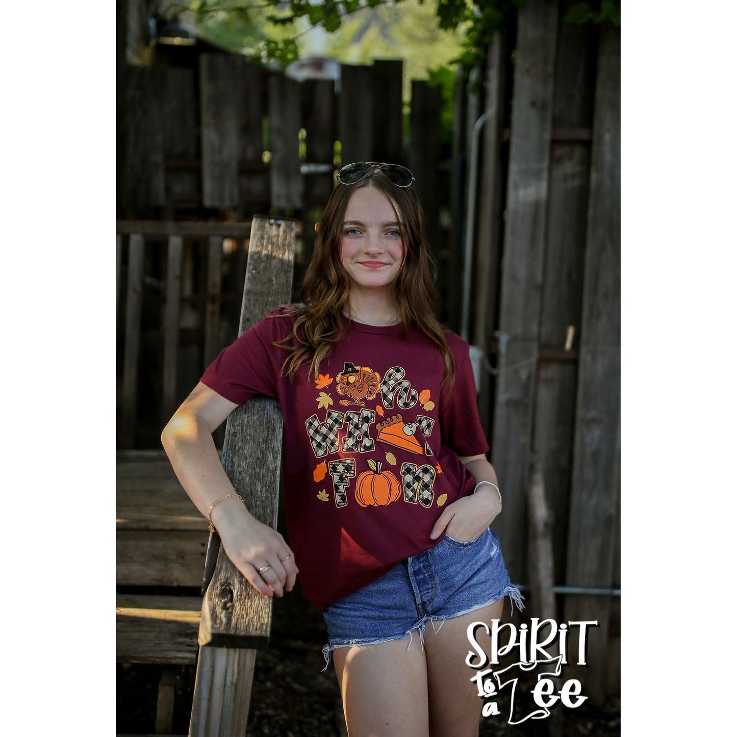 Oh What Fun Plaid - Thanksgiving Tee