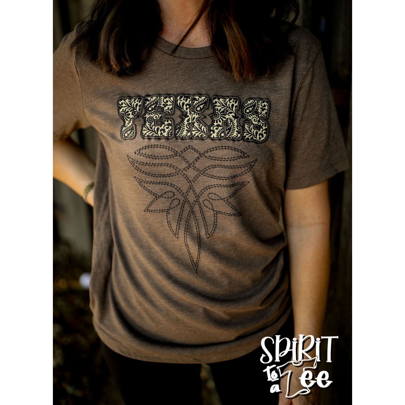 Texas Puff Boot Stitch - Texas Tee