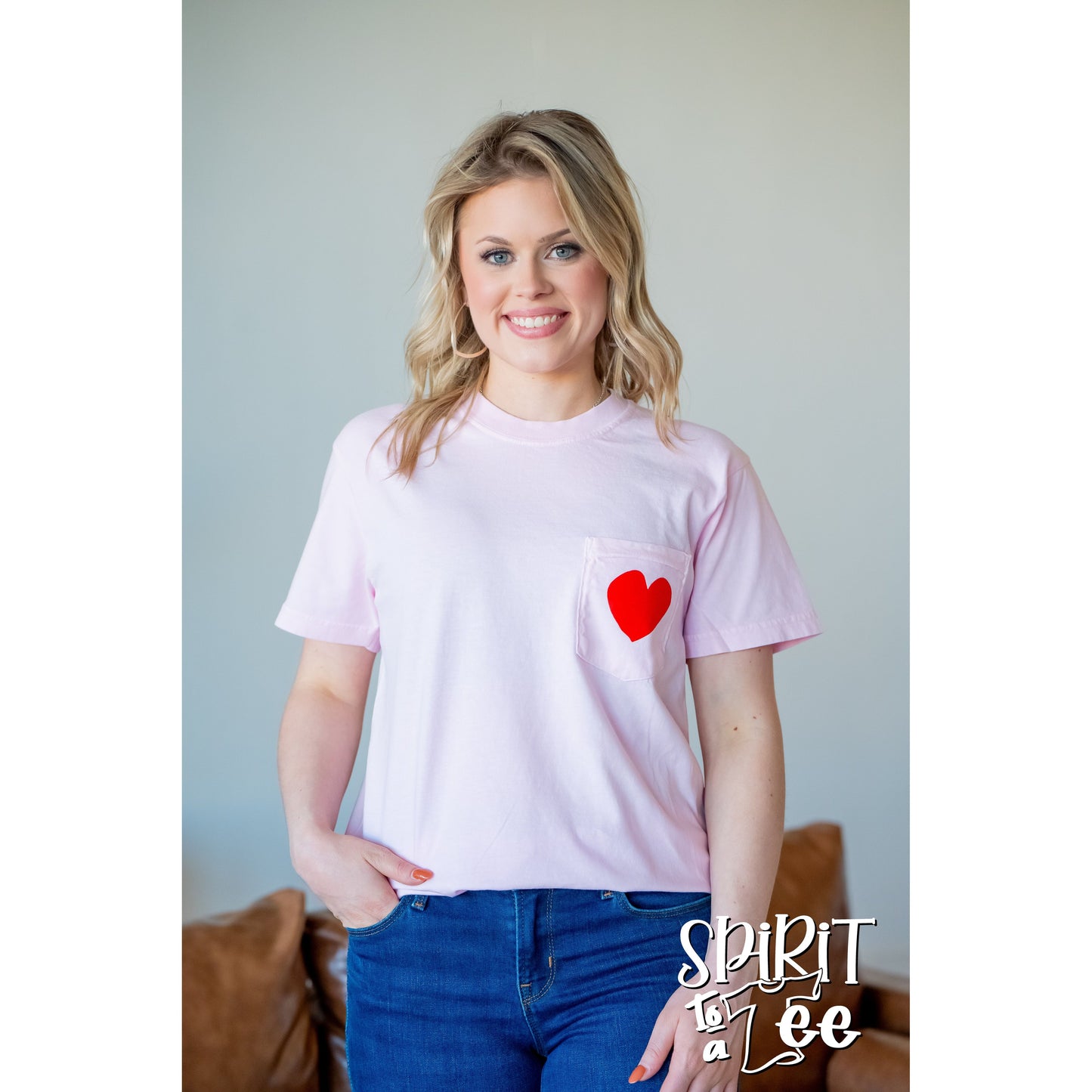 Heart - Valentines CC Pocket Tee
