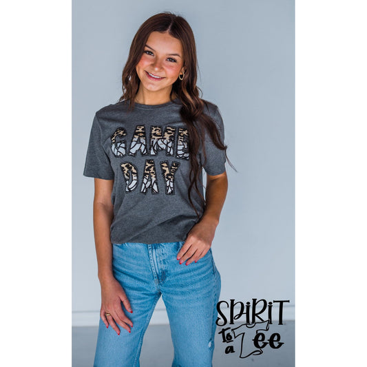Game Day Split Volleyball Tee