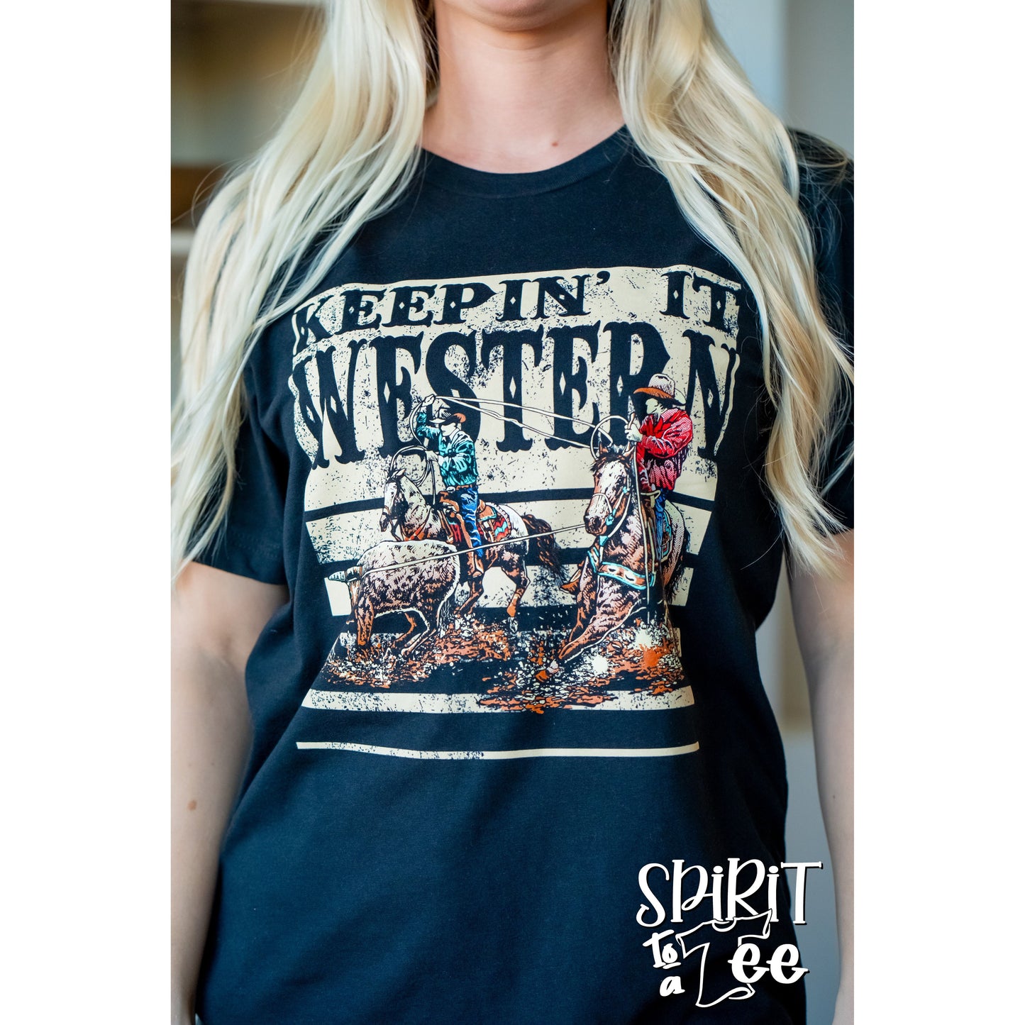 Keepin' It Western Team Roper Tee
