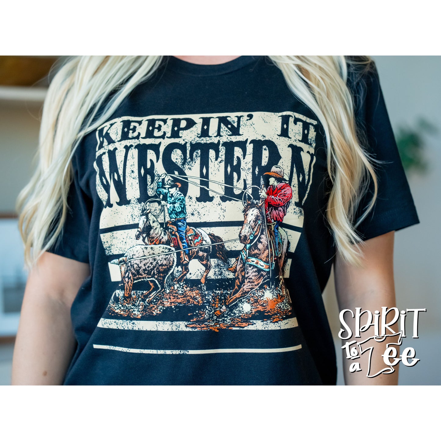 Keepin' It Western Team Roper Tee