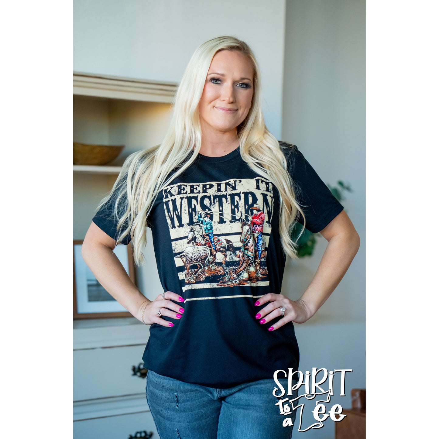 Keepin' It Western Team Roper Tee