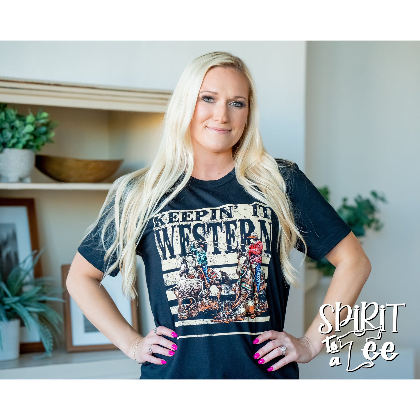 Keepin' It Western Team Roper Tee