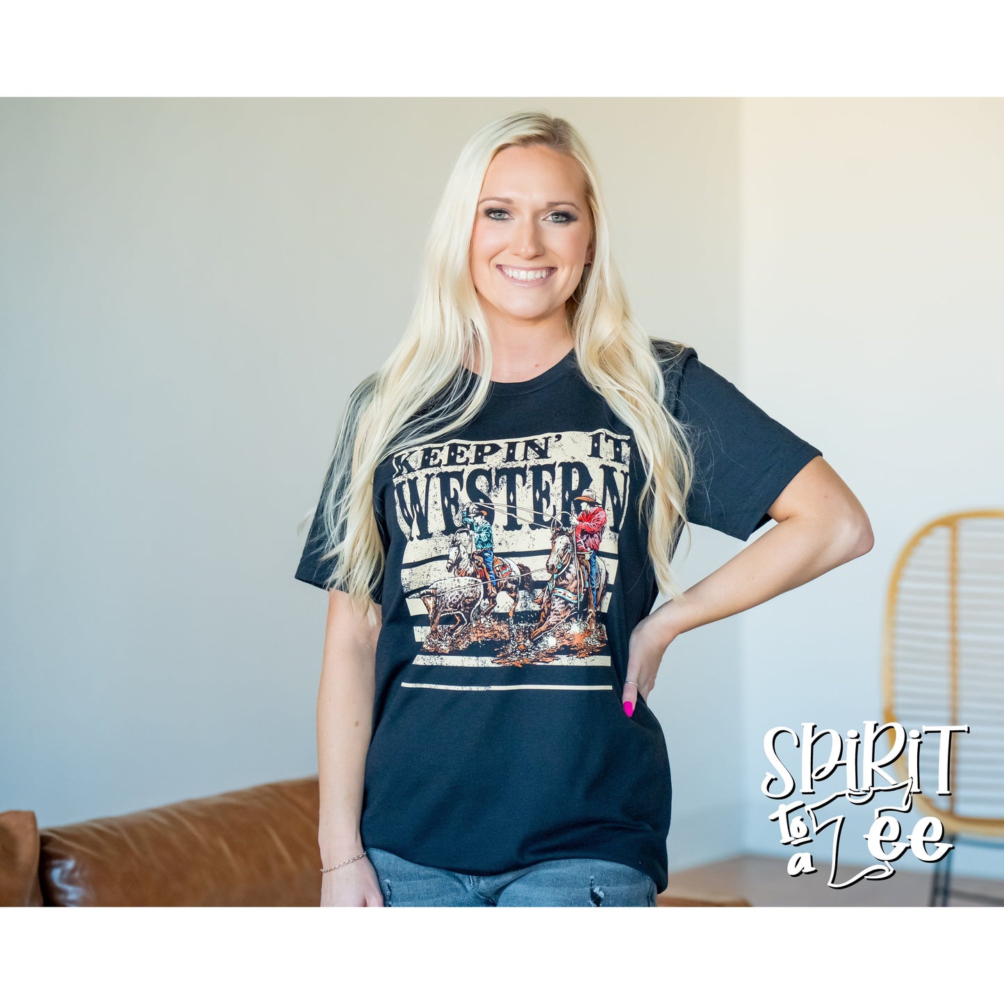 Keepin' It Western Team Roper Tee