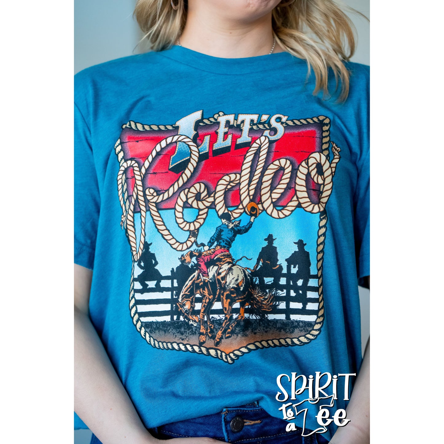 Let's Rodeo Bronc - Western Tee
