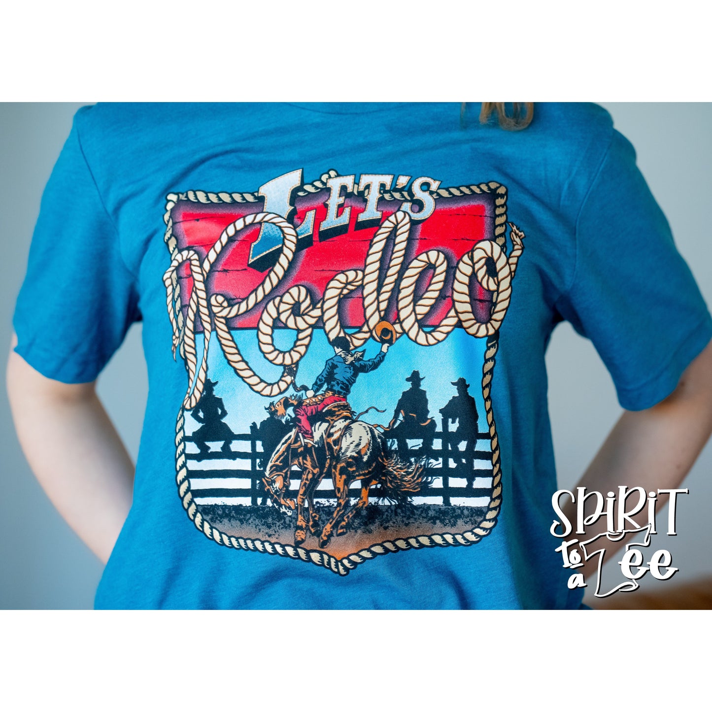 Let's Rodeo Bronc - Western Tee