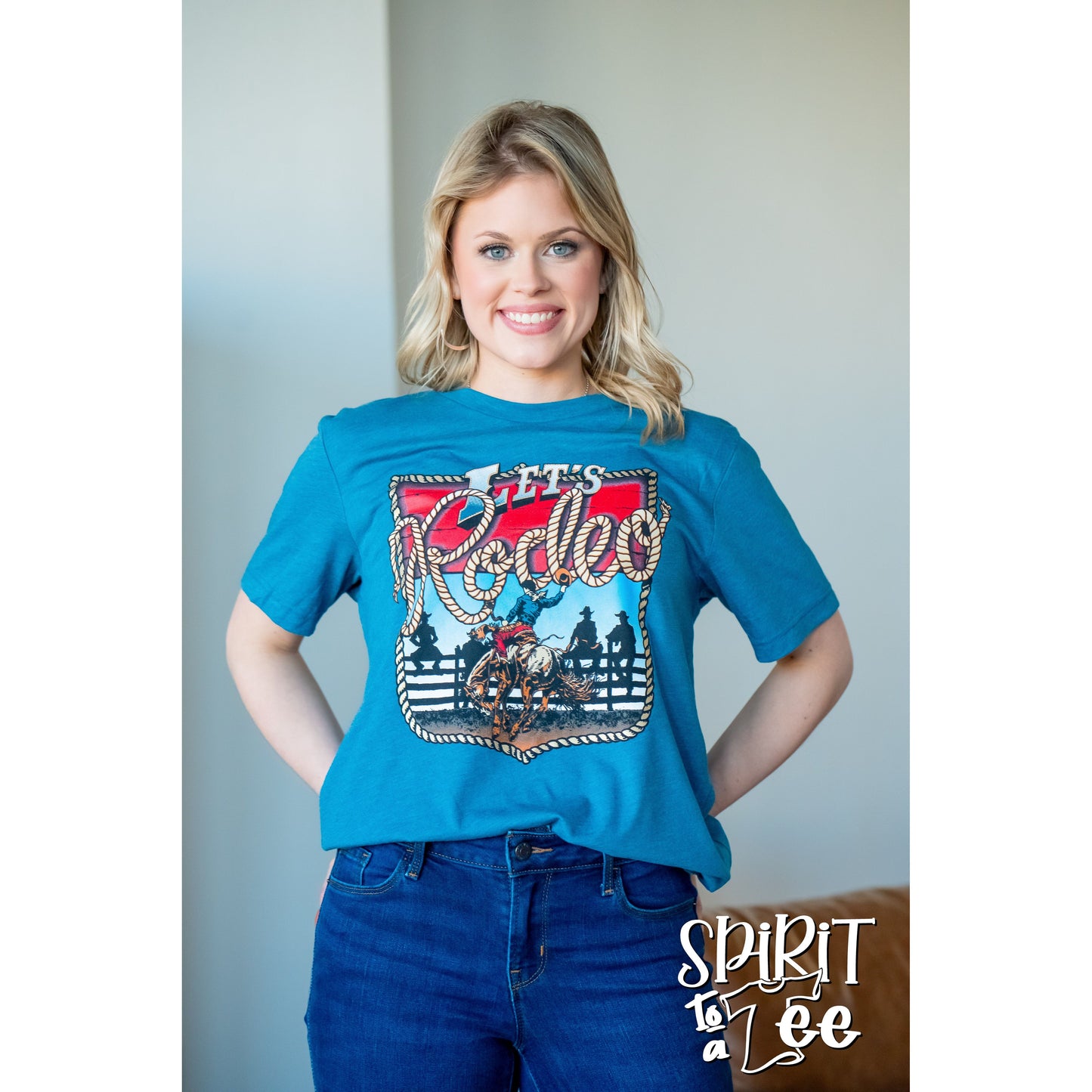 Let's Rodeo Bronc - Western Tee