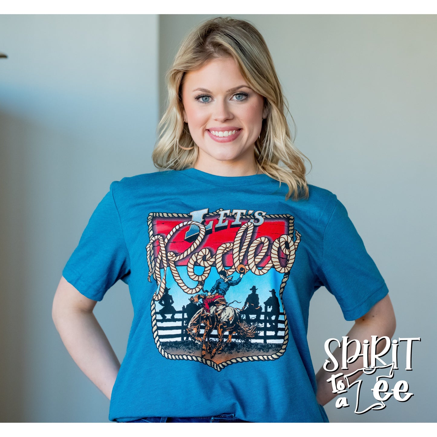 Let's Rodeo Bronc - Western Tee