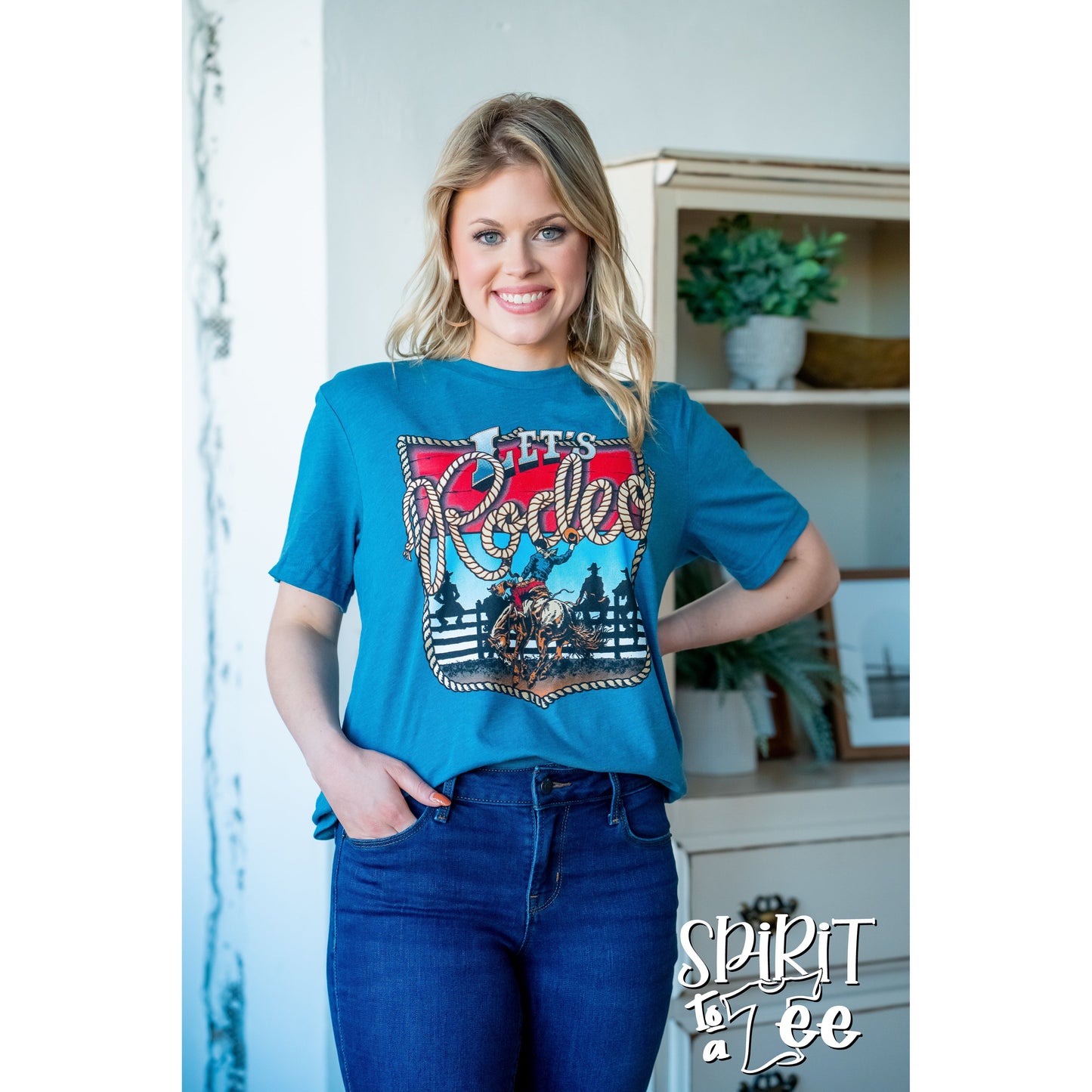 Let's Rodeo Bronc - Western Tee