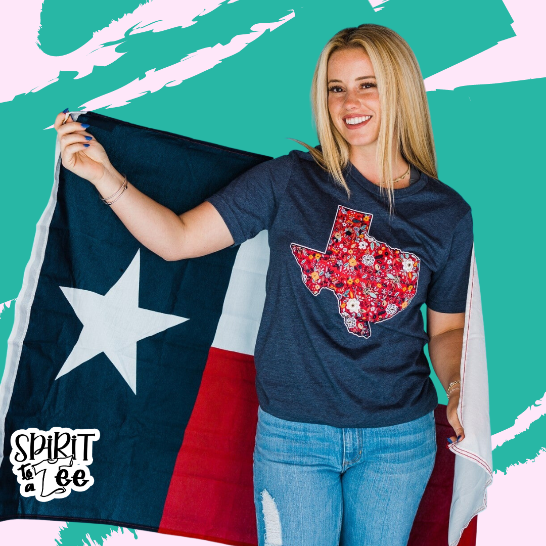 Blossom into Style with our Texas Fall Flowers Tee