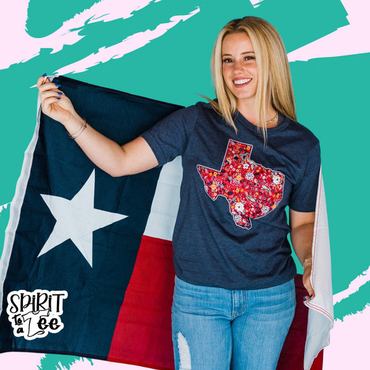 Blossom into Style with our Texas Fall Flowers Tee