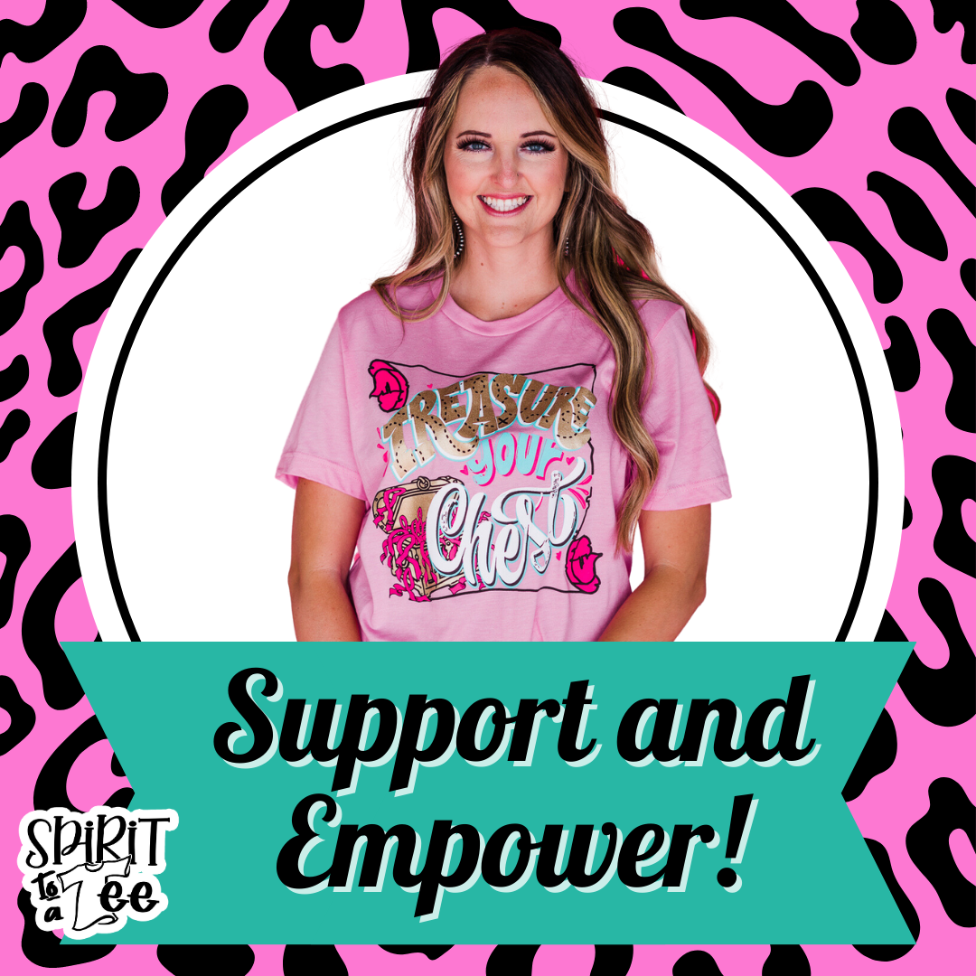 Support and Empower: Treasure Your Chest Cancer Tee