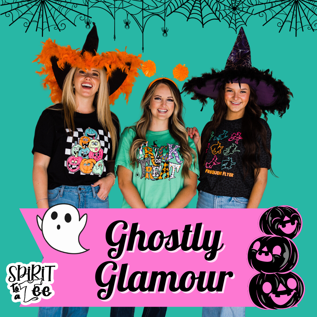 Ghostly Glamour: Dress to Impress with Halloween-Themed Tees