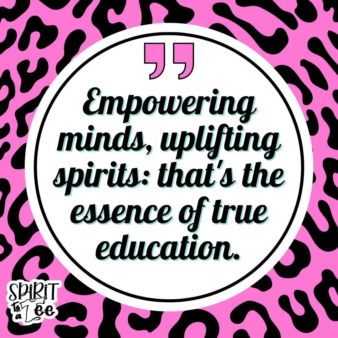 Empowering minds, uplifting spirits: that's the essence of true education