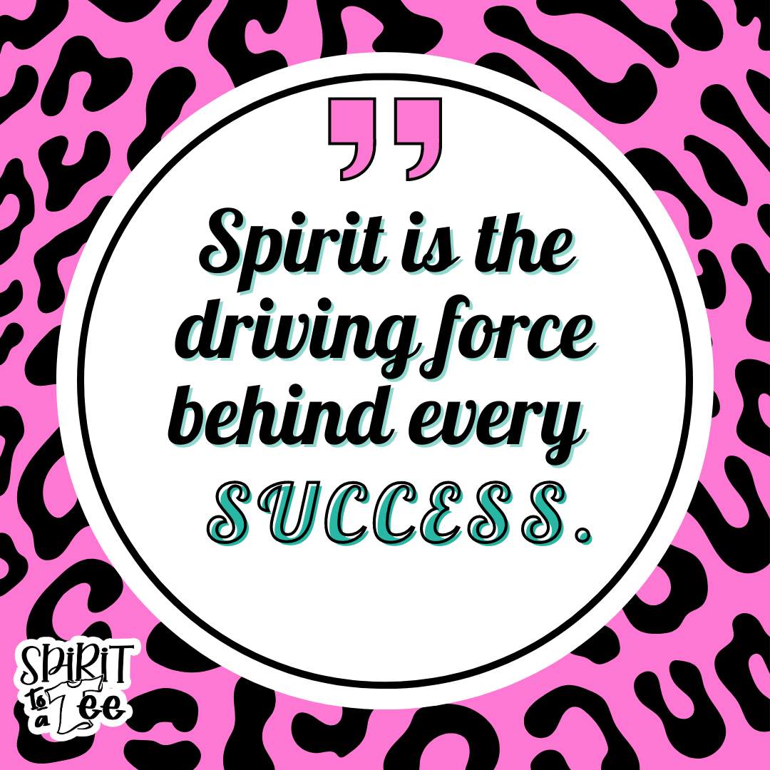 Spirit is the driving force behind every success