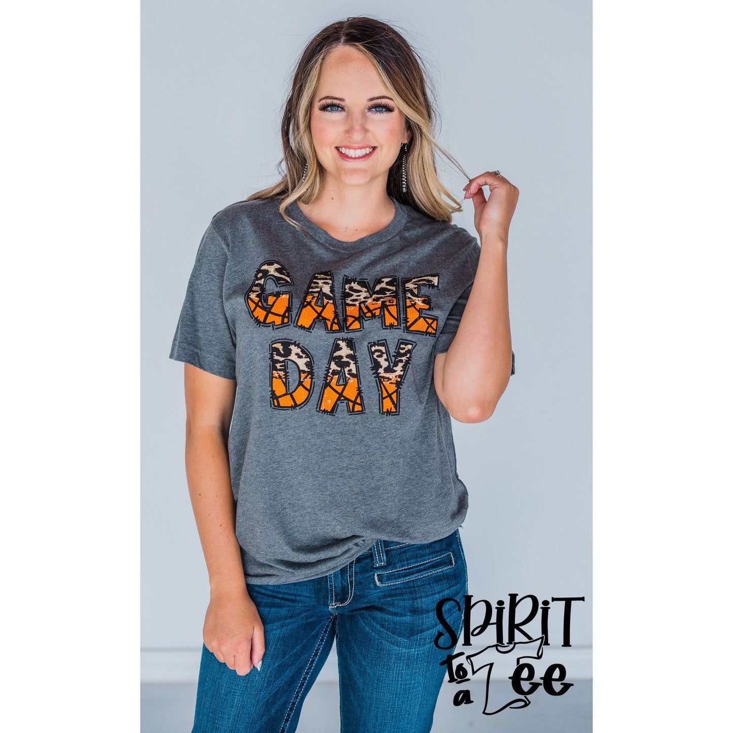 Game Day Split Basketball Tee