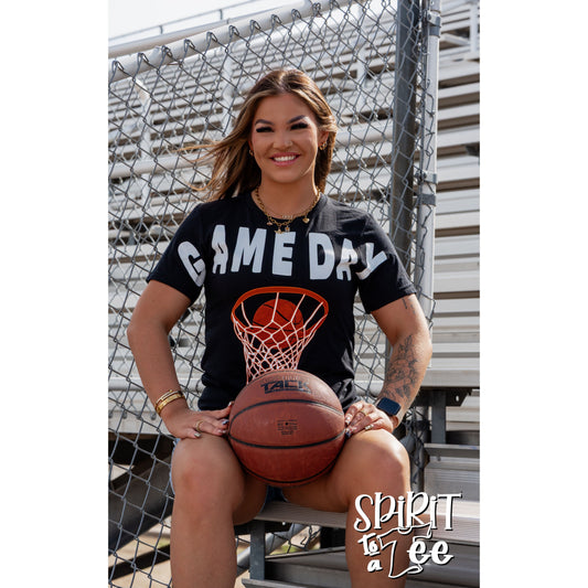 Game Day Basketball Net - Basketball Tee