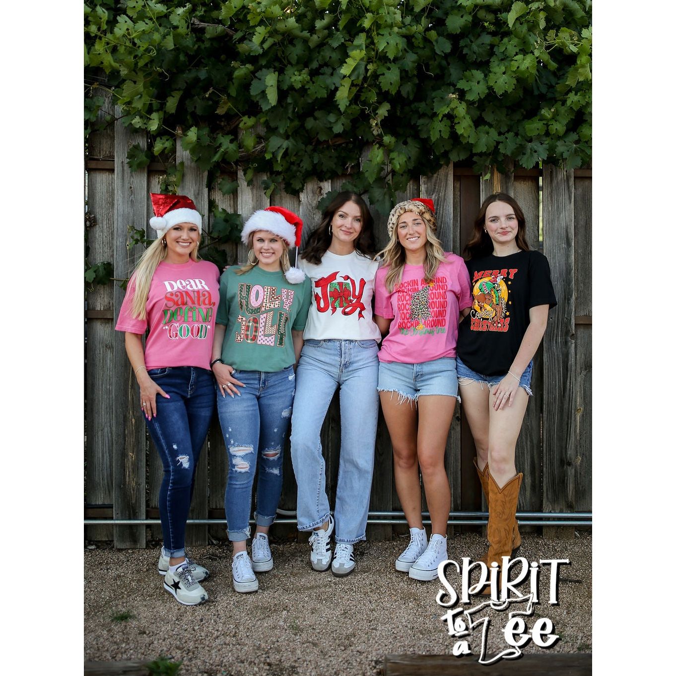 Holly Jolly - Comfort Colors Christmas Tee