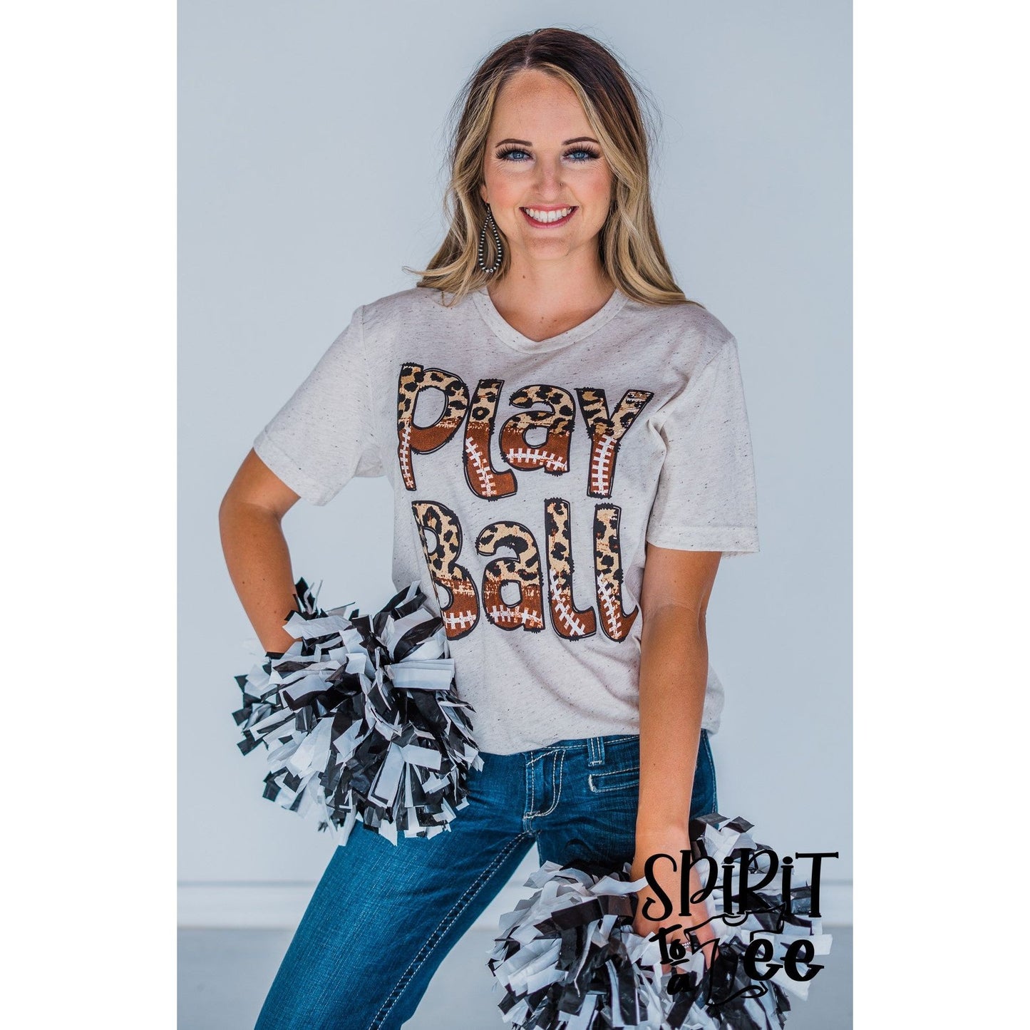 Play Ball Football Tee